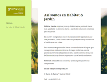 Tablet Screenshot of habitatjardin.es